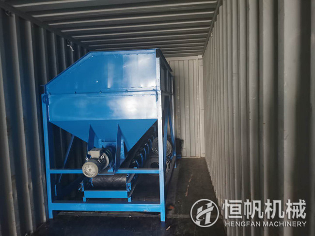 年產五千噸小型牛糞有機肥粉狀生產線設備出口約旦(圖3) 有機肥粉狀生產線設備